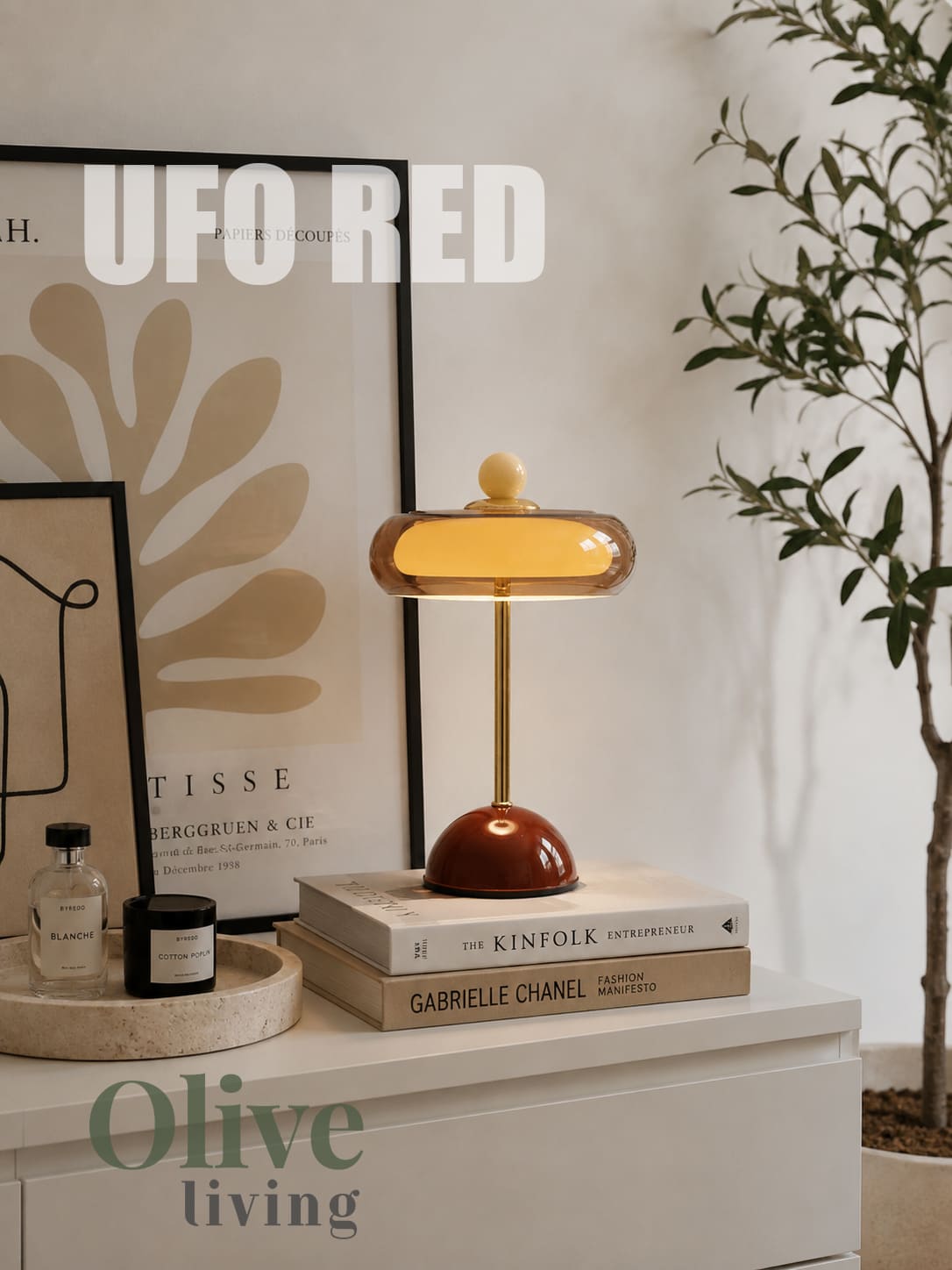 Đèn Bàn UFO Cảm Ứng 3 Chế Độ