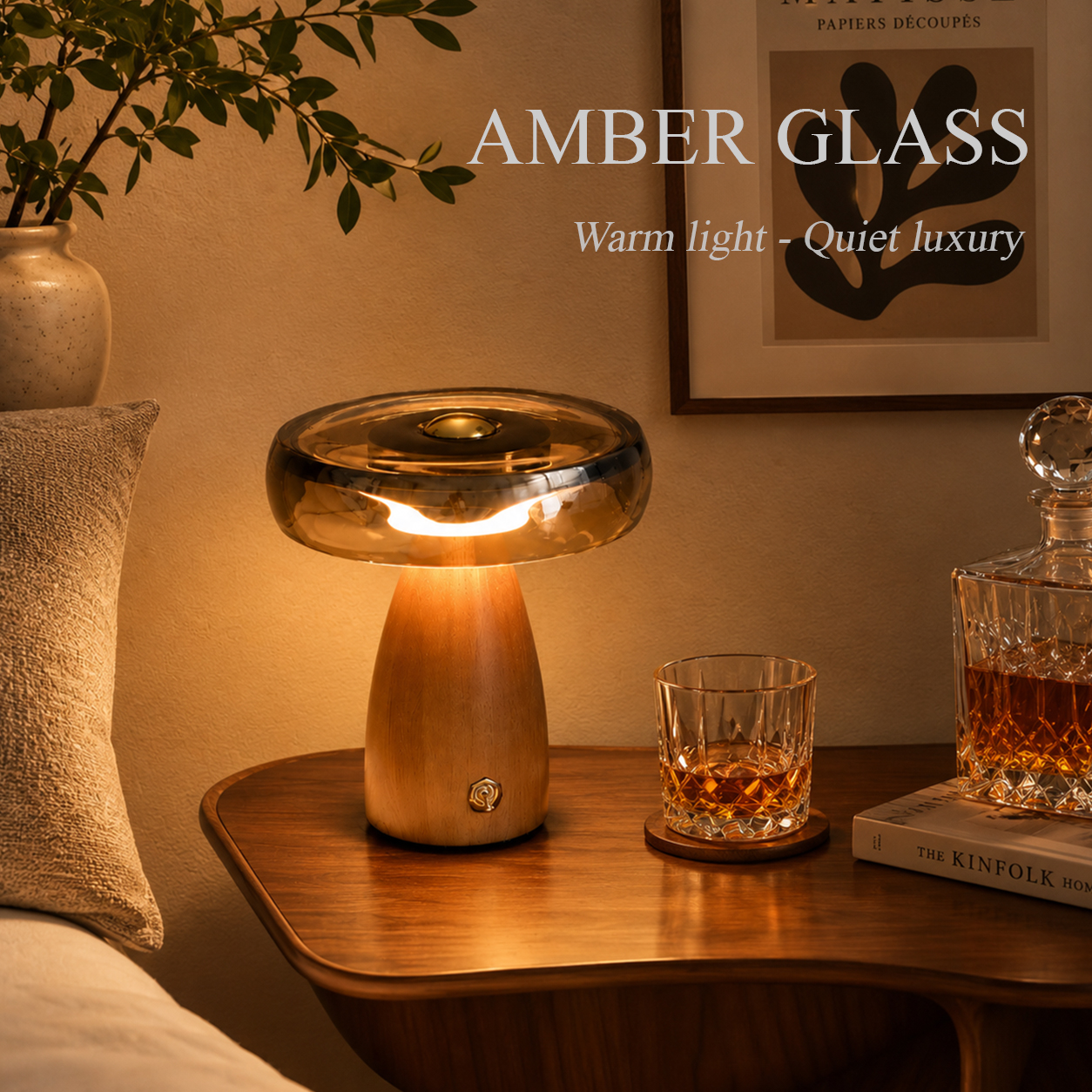 Đèn Bàn Amber Glass – Điểm Nhấn Tinh Tế Cho Mọi Không Gian 4