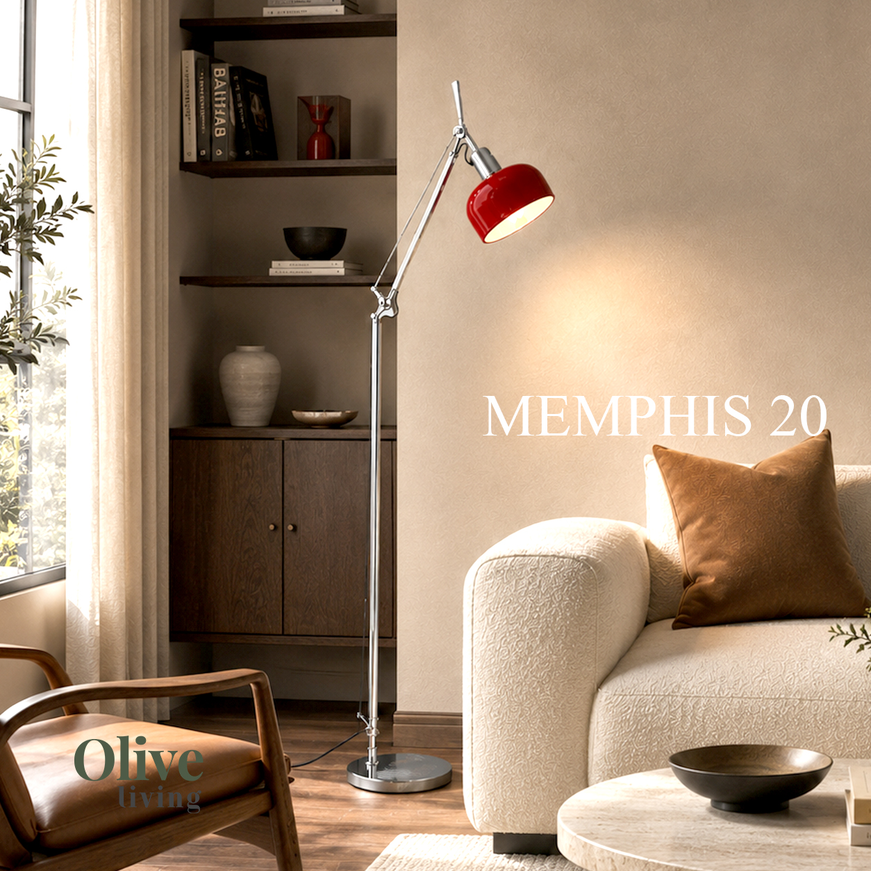 Đèn Cây Đứng MEMPHIS 20 – Điều Chỉnh Linh Hoạt  2