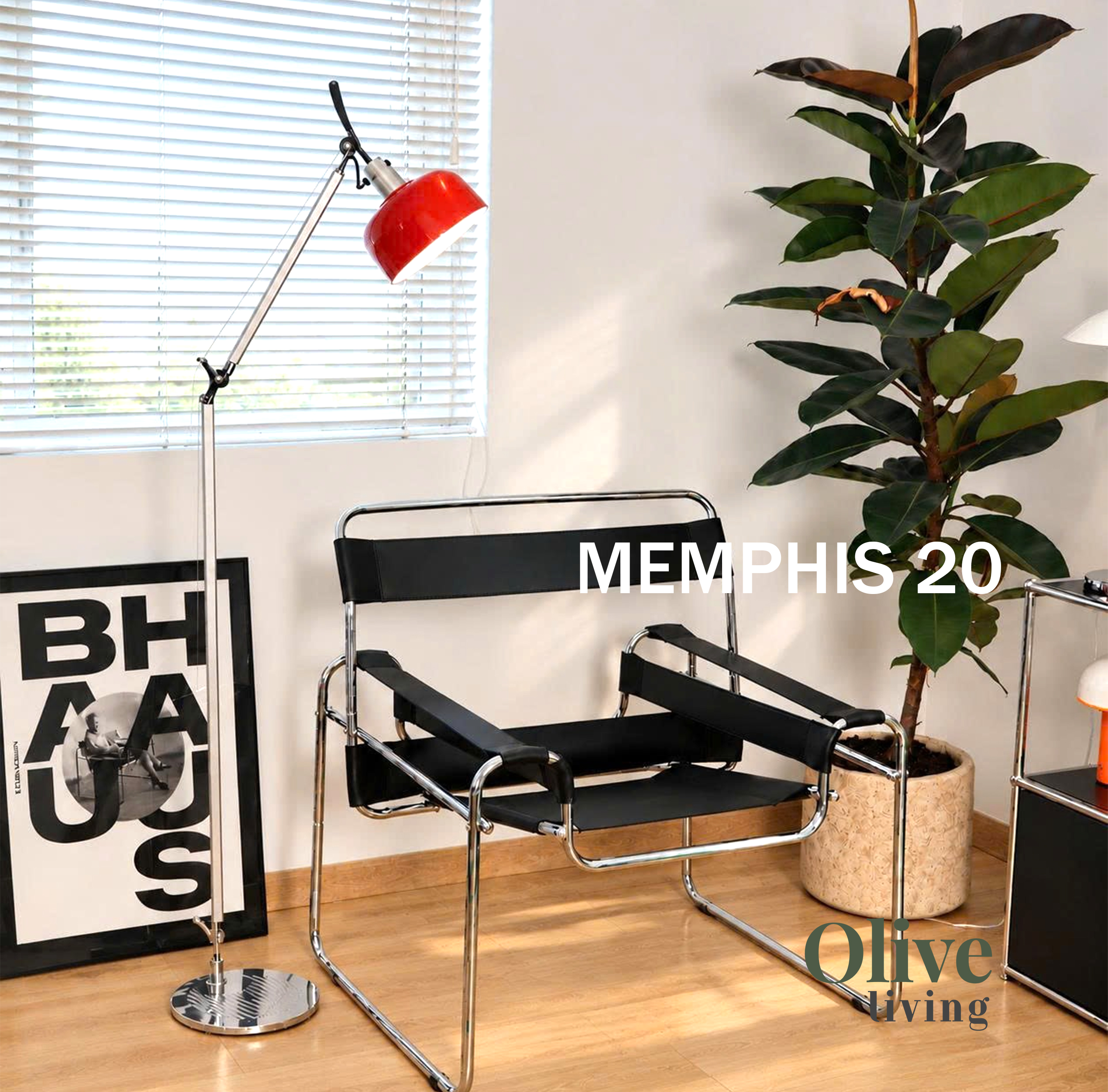 Đèn Cây Đứng MEMPHIS 20 – Điều Chỉnh Linh Hoạt